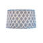 Pembrook - Tapered Lamp Shade - Large - Blue, Ivory