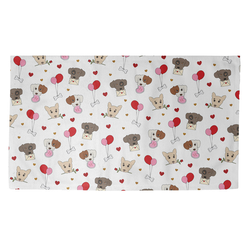 Tapis rose/rouge/brun fait main, Rectangle 3 pi x 5 pi