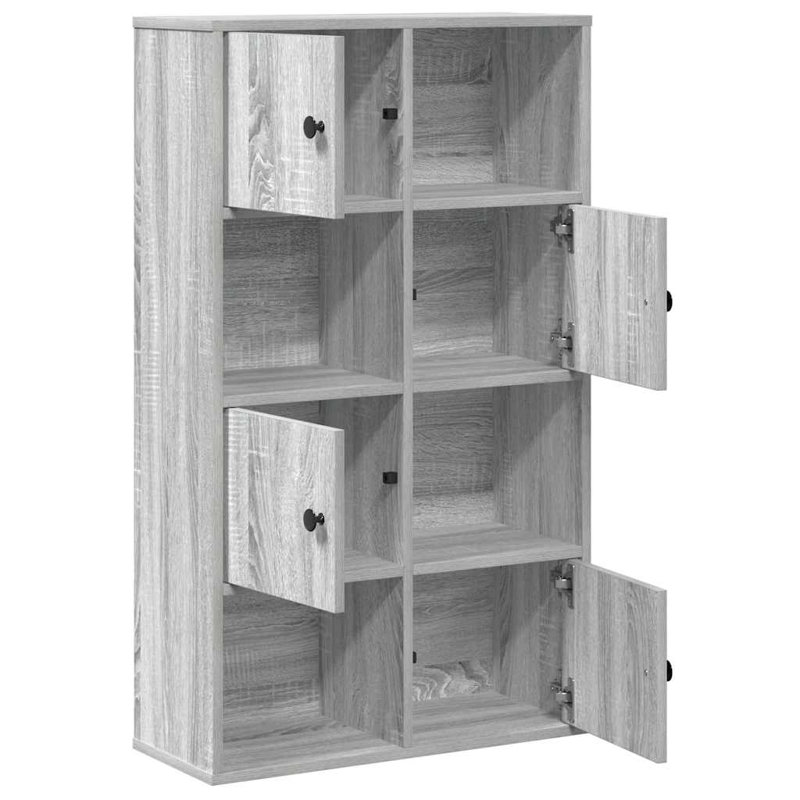 Anagnos 101.5cm H x 60cm W Bookcase, Grey Sonoma