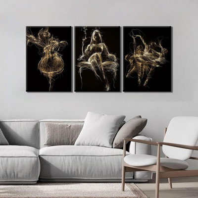 3 Piece Wrapped Canvas Set