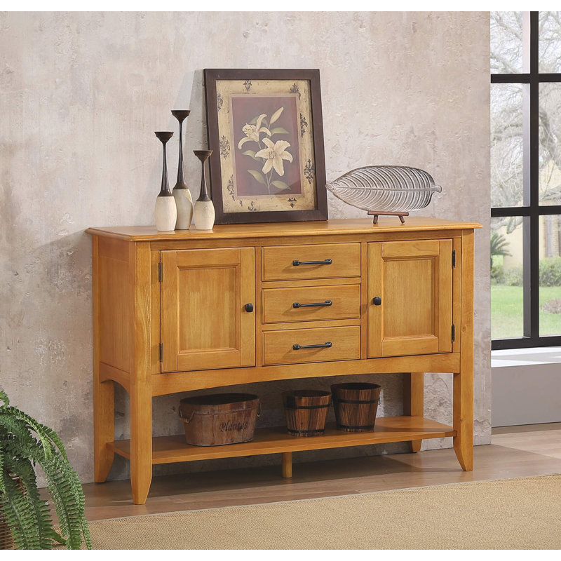 Zechari 54'' Sideboard, Light Oak