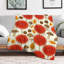 Jeté d'automne avec jeté en flanelle de luxe, couverture douce et chaude pour le canapé-lit du salon-133687303