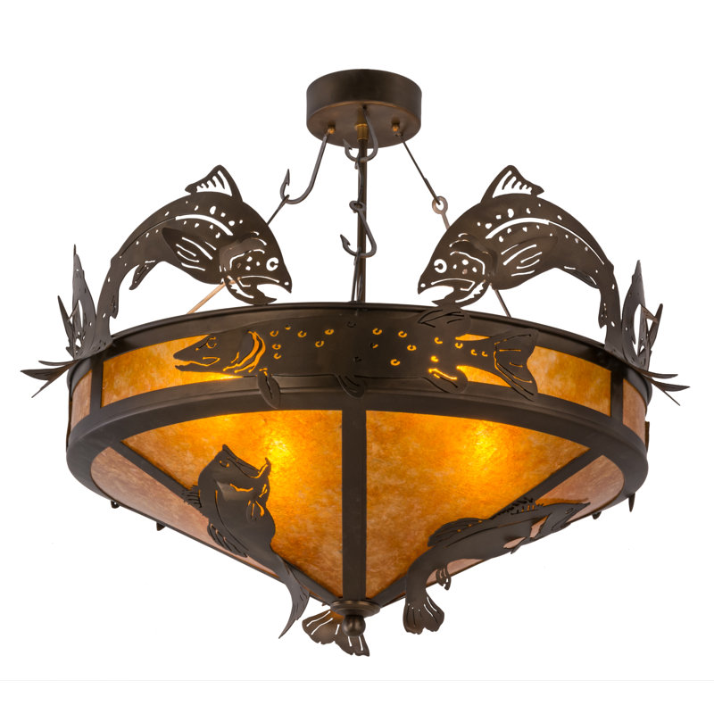 4 - Light Semi Flush Mount
