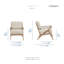 Fauteuil de 27,5 po de large Jakye-2107644062