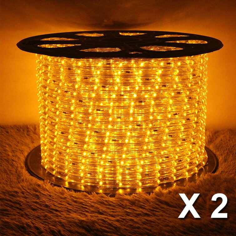 The Holiday Aisle® 150ft 8-Mode Waterproof LED Rope Light - Wayfair Canada