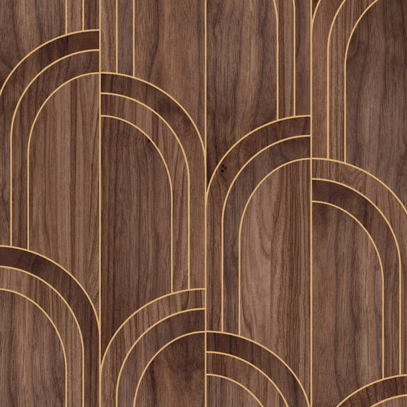 10cm x 52cm Matte Wallpaper Roll, Brown