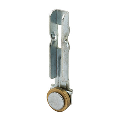 Prime-Line Roller Assembly, 1/2 in. Brass Flat Roller, for Academy, IWC and A-1 Aluminum Windows