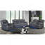 Fauteuil inclinable électrique gris avec DEL