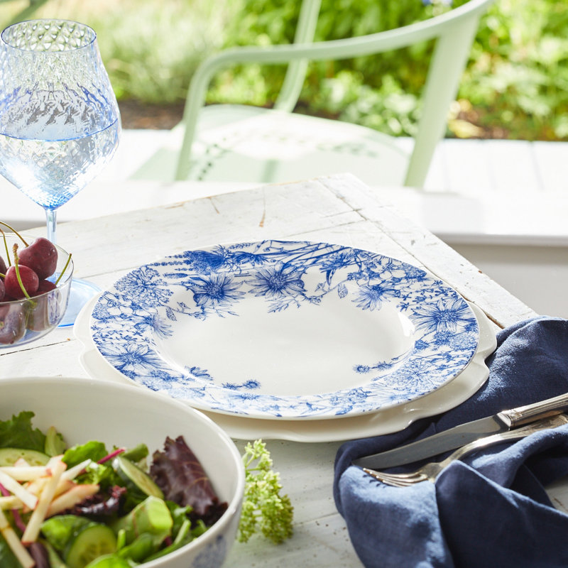 Summer Blues Porcelain Dinner Plate