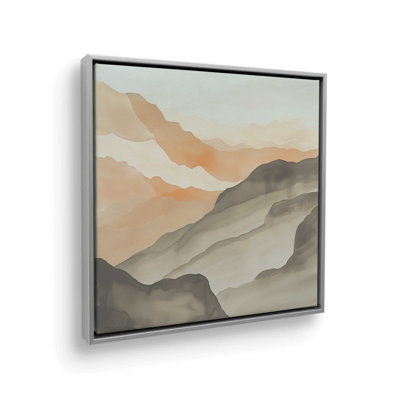 Amber Horizons I Wrapped Canvas Print