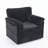 Comfortable Plush Corduroy Swivel Armchair for Various Rooms-682755045
