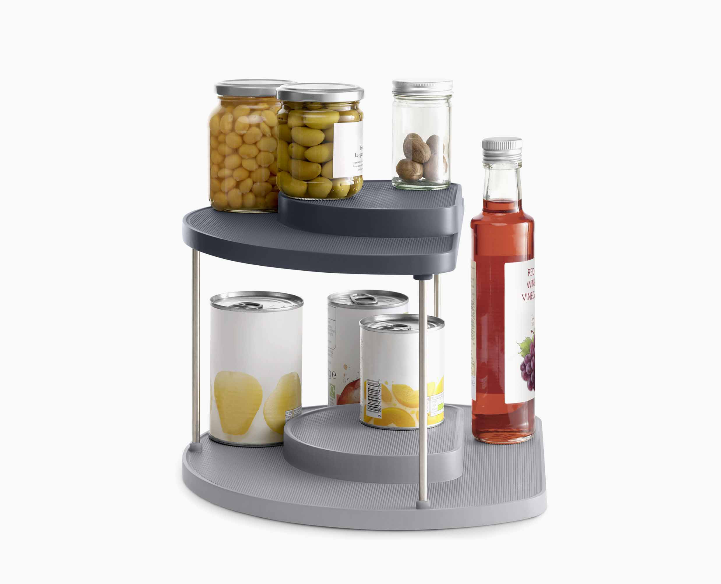 CupboardStore™ Grey Rotating Organiser