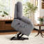 Fauteuil inclinable de massage de 37,4 po Rosalin avec deux porte-gobelets latéraux et deux télécommandes idéales pour la maison-132154342