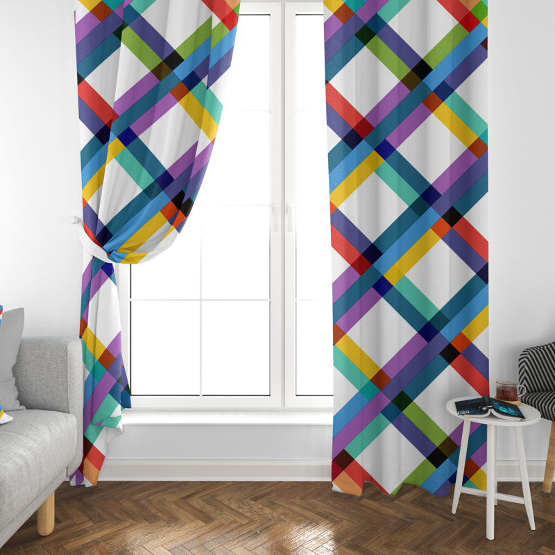 Paire de rideaux obscurcissant en polyester Dillinger, L 20 po x H 52 po