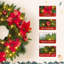 Warm White LED Battery-Operated Pine Garland | PVC Mix, Flexible for Fireplace Mantle, Stairs & Indoor/Outdoor Holiday Decor-959794085