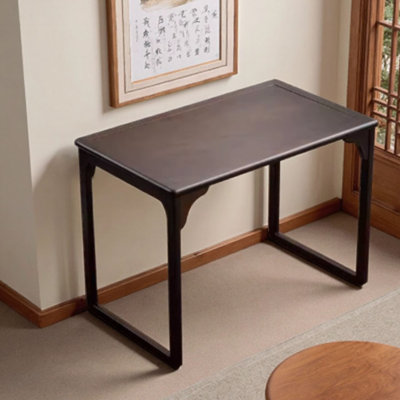 Bureau en bois massif de fleurs de prunier