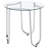Dutton Chrome 3-piece Round Coffee Table Set