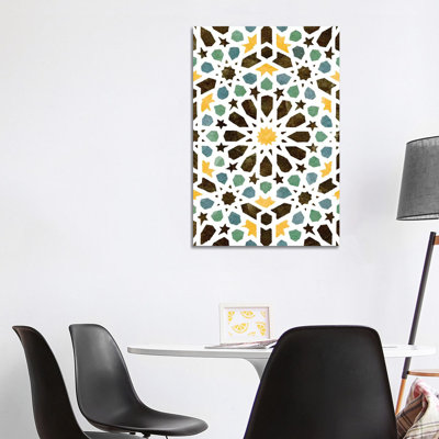 Zellige Board I by Alonzo Saunders - Wrapped Canvas Print