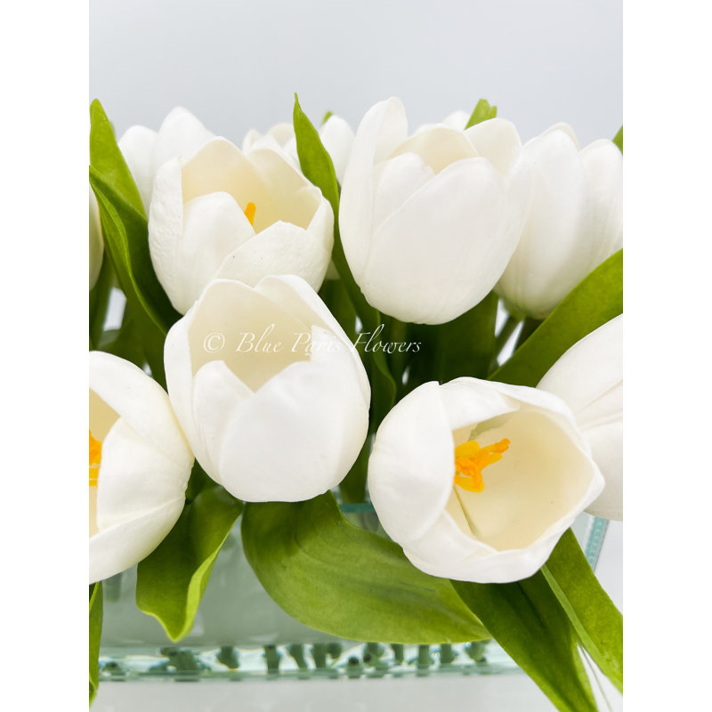 Centre de table tulipes dans un vase