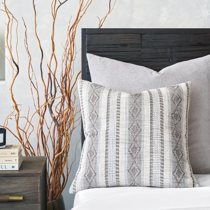 Housse et insert de coussin carré en coton Cove