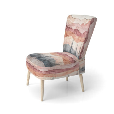 Chaise rembourrée Abstract Landscape