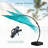 11FT Patio Market Umbrella with Crank and Tilt, Vented Polyester Canopy, Steel Ribs, Outdoor Sun Shade Umbrella-1780098588-1780098578