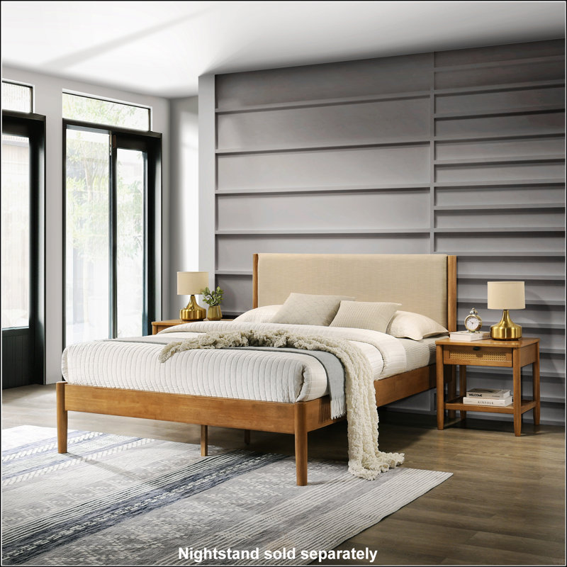 Rubberwood Platform Bed