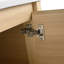Meuble-lavabo sur pied 36 po avec lavabo en céramique blanche et 2 portes à fermeture en douceur