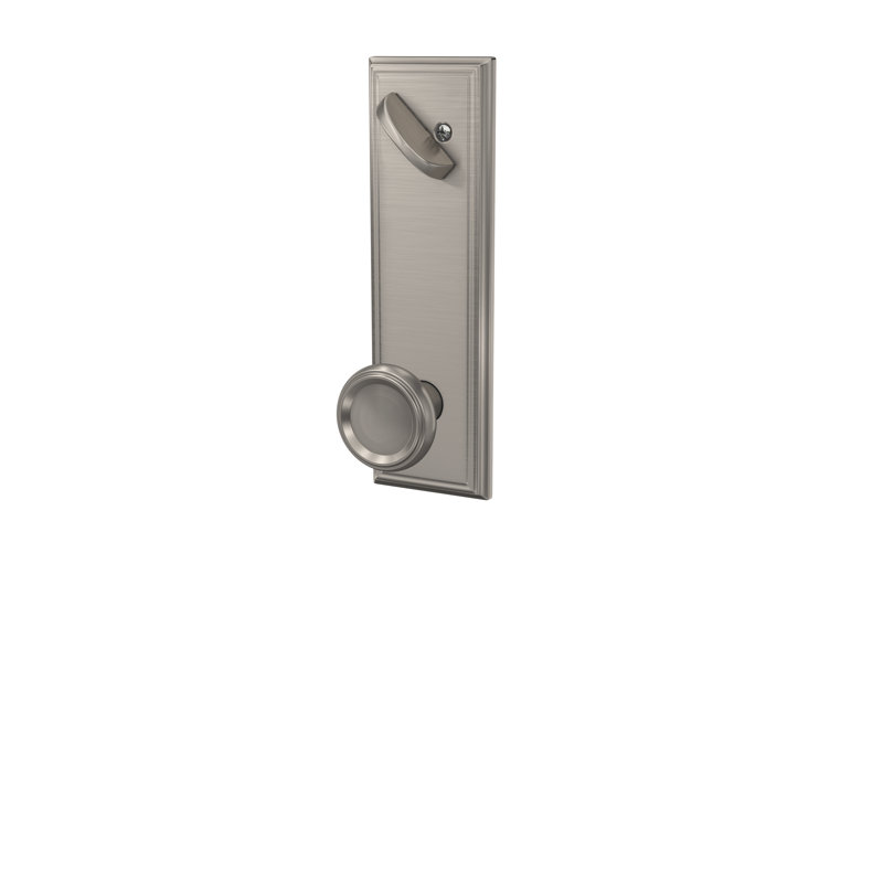 Offerman Exterior Knob Set (Interior Portion Sold Separately), Satin Nickel