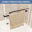 78" High Double Sliding Matte Black Soft - Close Shower Screen, 3/8"  10Mm  Clear With Shatter Film, Stainless Steel Frame, Waterproof Function, Reversible Setup 60" Wide Door, 10Mm-121157481