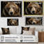 «Bear Portrait - Bear», reproduction d'art sur toile encadrée-520721073-520721075-492327684