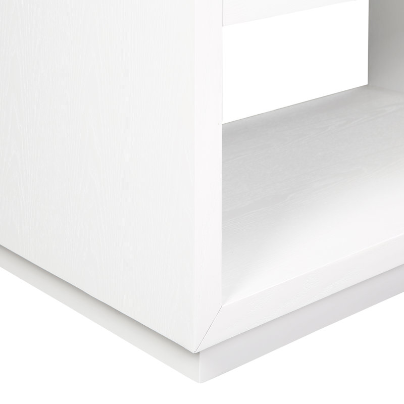 Avery 1 - Drawer Nightstand, White