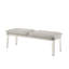 Banc blanc et gris Pearl