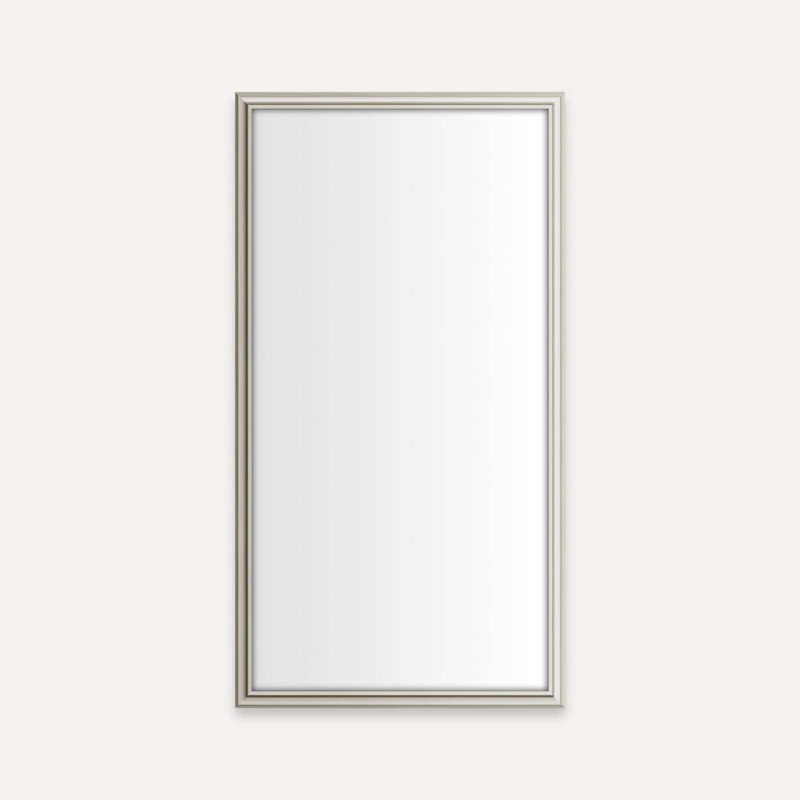 Main Line Full Length Mirror with Rosemont Frame, 29.88" H x 23.13" W, Nickel