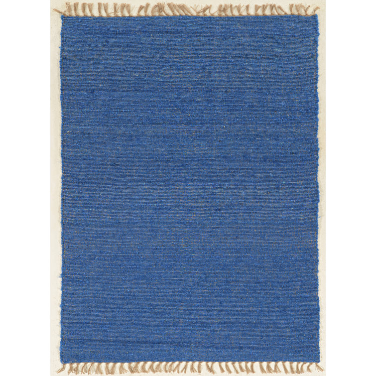 Christenson Berber Reversible Wool Blue Rug