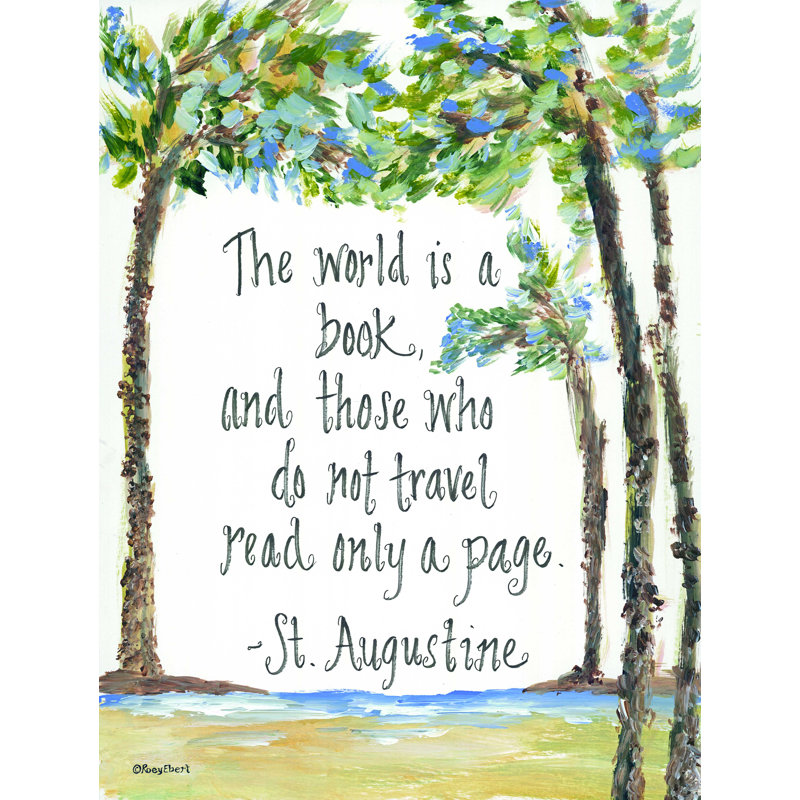 «Travel St. Augustine» par Roey Ebert - reproduction d'art sur toile tendue, L 30 po x H 40 po