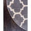 Tapis gris foncé / ivoire tissé à la machine Molly-1437128991