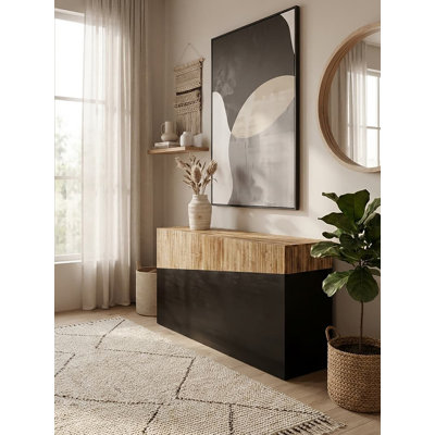 140cm Solid Wood Console Table