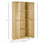 Storage Cabinet, Wood Pine, 67", 67" Pinewood Kitchen Pantry, Freestanding Cabinets With Doors And Shelf