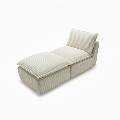 Le canapé moderne en nuage de velours côtelé, qui peut être librement combiné et offre une expérience d'assise confortable, convient aux meubles de salon modernes dans les maisons, les appartements et les bureaux