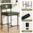 Modern Metal Frame Upholstered Faux Leather Dining Chair With Comfort Backrest-1419455417