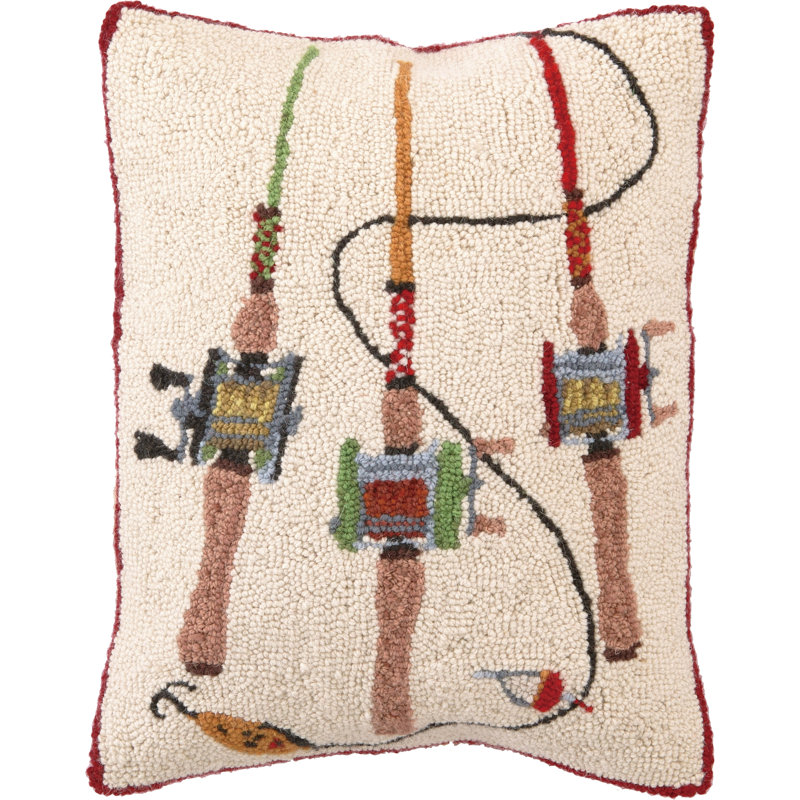 Coussin décoratif en laine