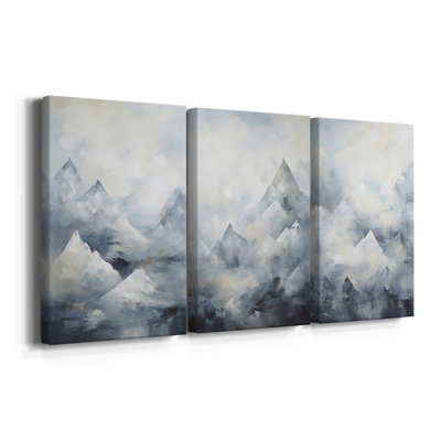 LANDSCAPES Series CCXXXIV  -Custom Wrapped Gallery Canvas - 3 Pieces