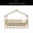 Wooden House Bed With Twin Size Trundle-2024923108-2024922906