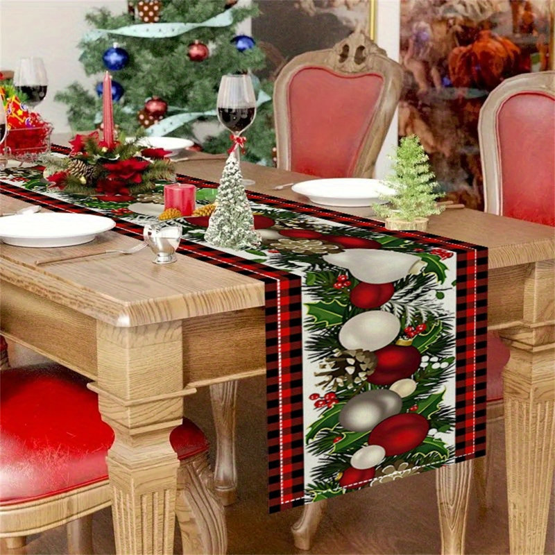 Chemin de table Christmas, Rectangle 108 po