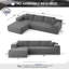 Canapé modulaire Boneless 104 po Cloud-2037727248-2037483645