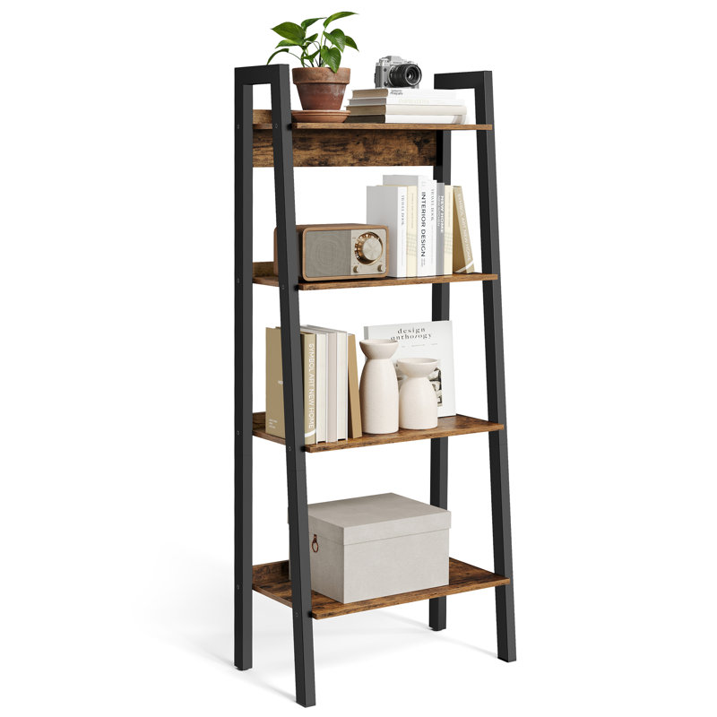 Chyna 137.5cm H x 56cm W Metal Bookcase