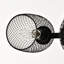 25.8-Inch Industrial Ceiling Fan with 5 ABS Blades, Remote Control, Flush Mount, Matte Black