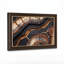 Art mural sur toile Charred Tree Rings-133552564