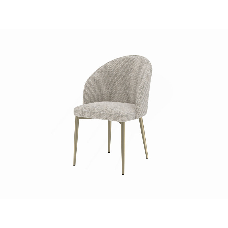 Ensemble de 2 chaises d'appoint Cora Champagne